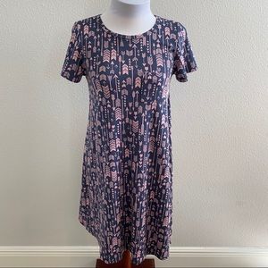 LuLa Roe Carly Unicorn🦄 Arrow Dress Size XXS